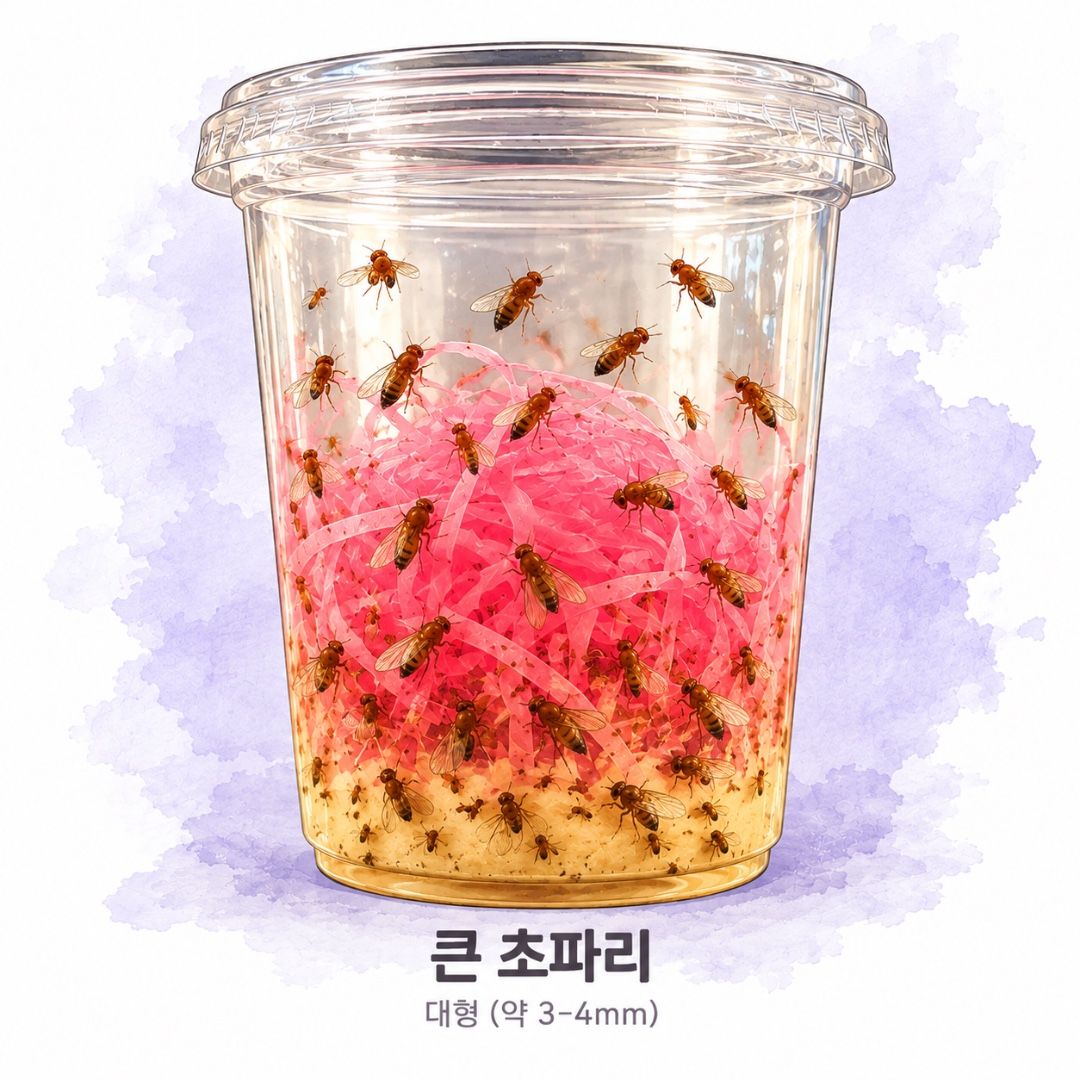 [리뷰 이벤트 진행중] 흔적날개초파리 큰초파리